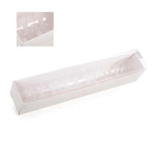 CAJA CON TAPA TRANSPARENTE