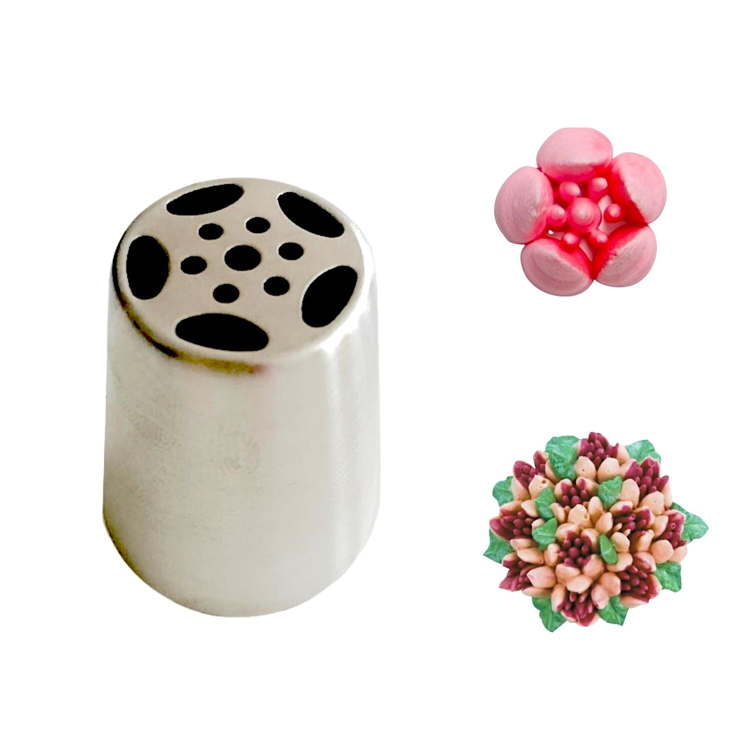 BOQUILLA DE ACERO INOXIDABLE - TULIPAN (5 PETALOS) Nº1