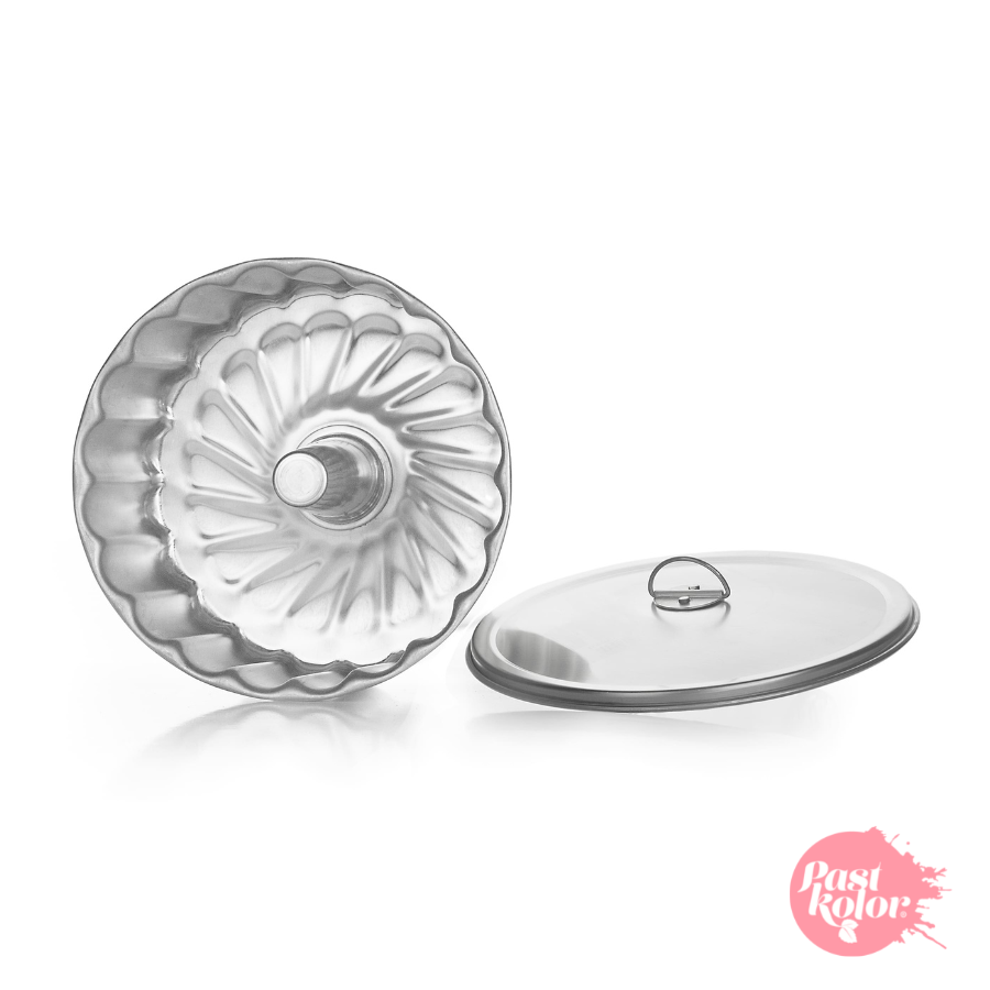 MOLDE DE ALUMINIO PARA PUDING CON TAPA