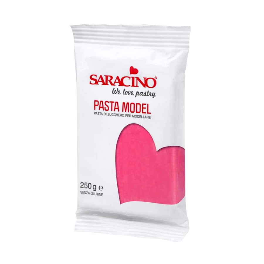 PASTA DE MODELAR SARACINO - FUCSIA 250 G