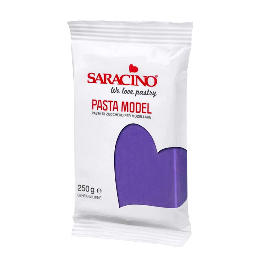 PASTA DE MODELAR SARACINO - VIOLETA 250 G