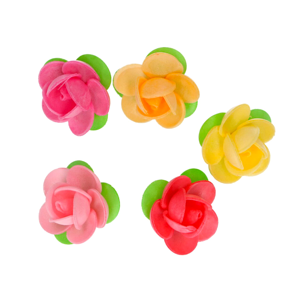 FLORES DE PAPEL DE OBLEA FUNCAKES - CAMELIAS