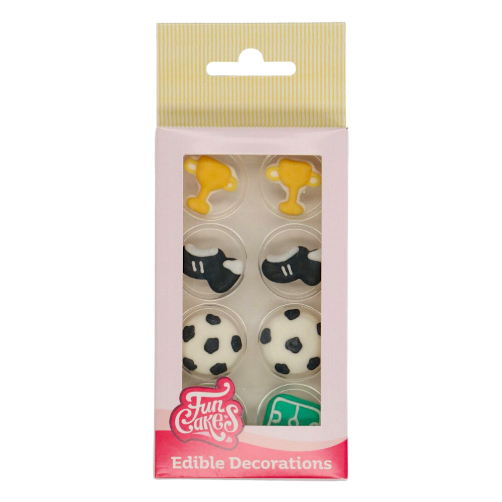 DECORACIONES DE AZUCAR FUNCAKES - FUTBOL