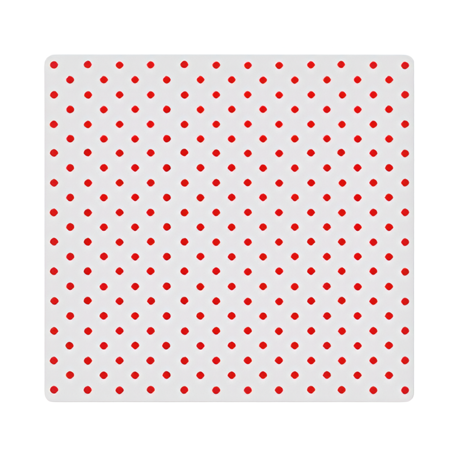 SALVAMANTELES INDIVIDUAL LUNARES ("POLKA DOTS") - ROJO