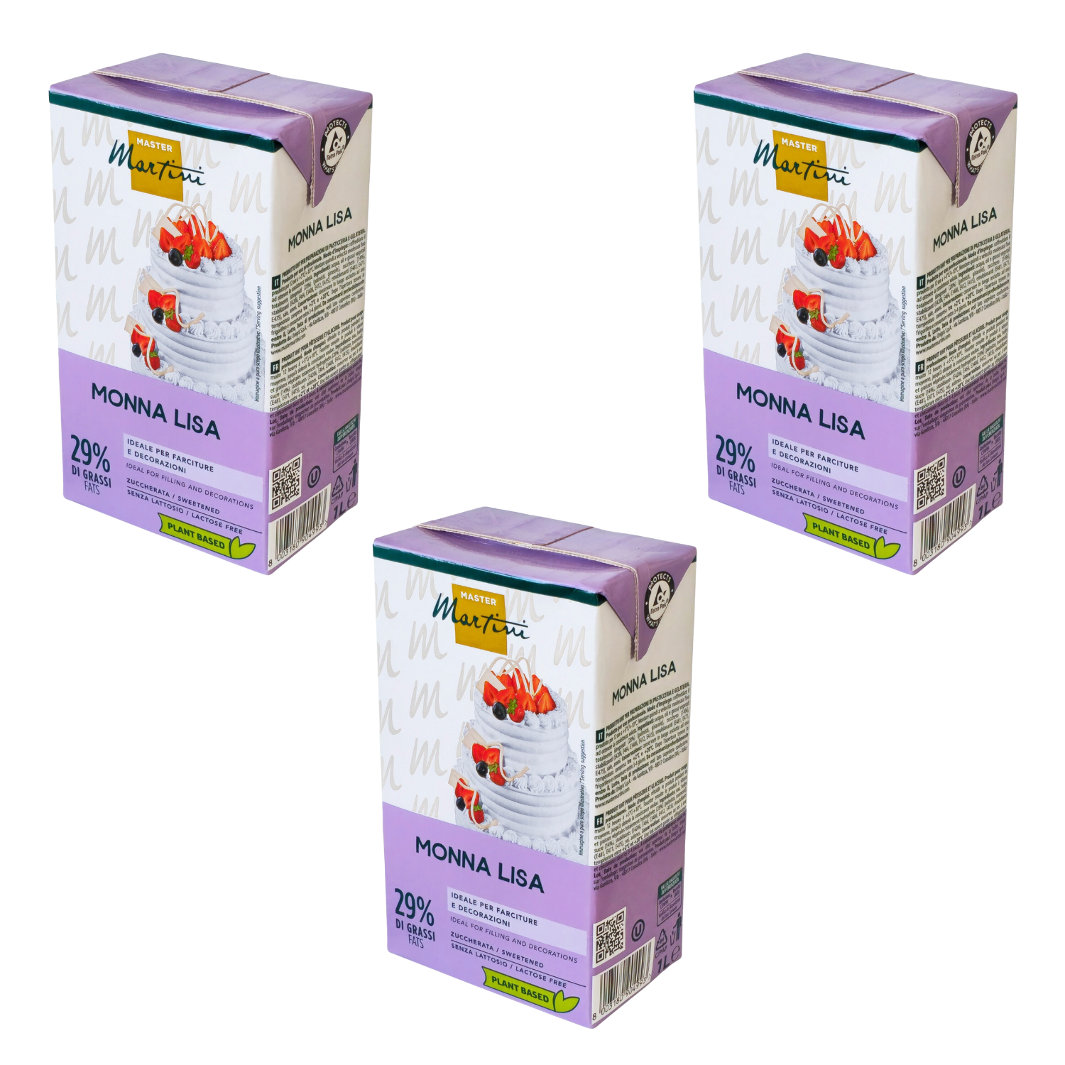 NATA VEGETAL MONNA LISA PRO - 1 L (3 UNIDADES)