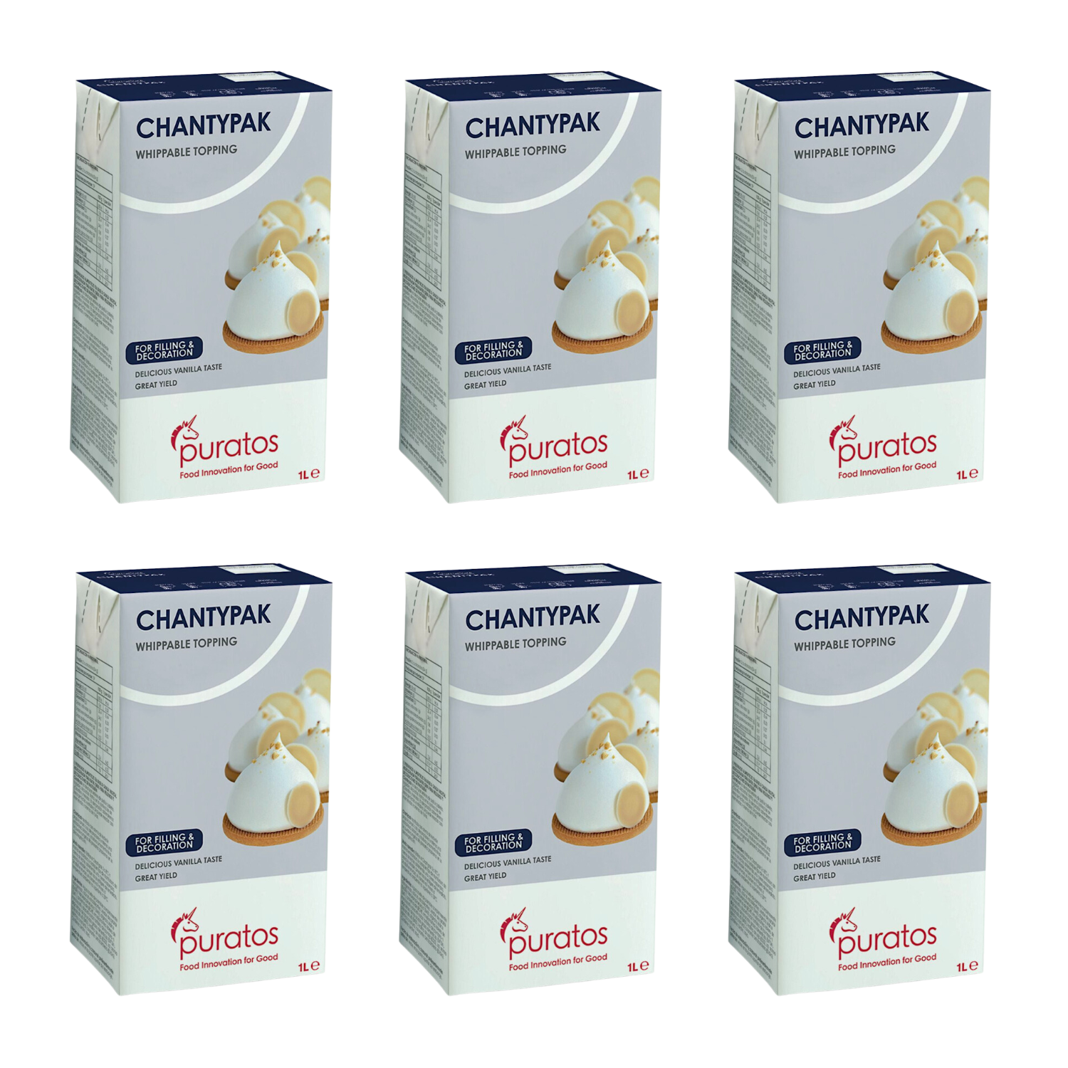 NATA VEGETAL CHANTYPAK 1 L - (6 UNIDADES)