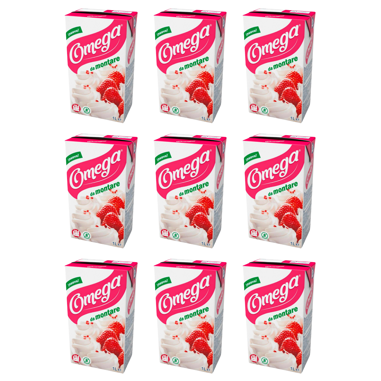 NATA VEGETAL OMEGA 1 L - (9 UNIDADES)