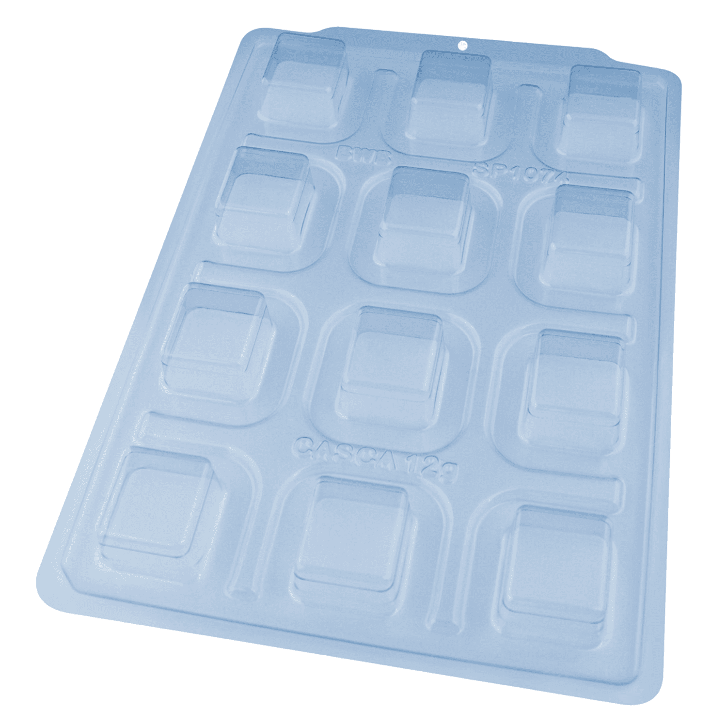 MOLDE PARA CHOCOLATE BWB - BOMBON CUBO PEQUEÑO (12 CAVIDADES)