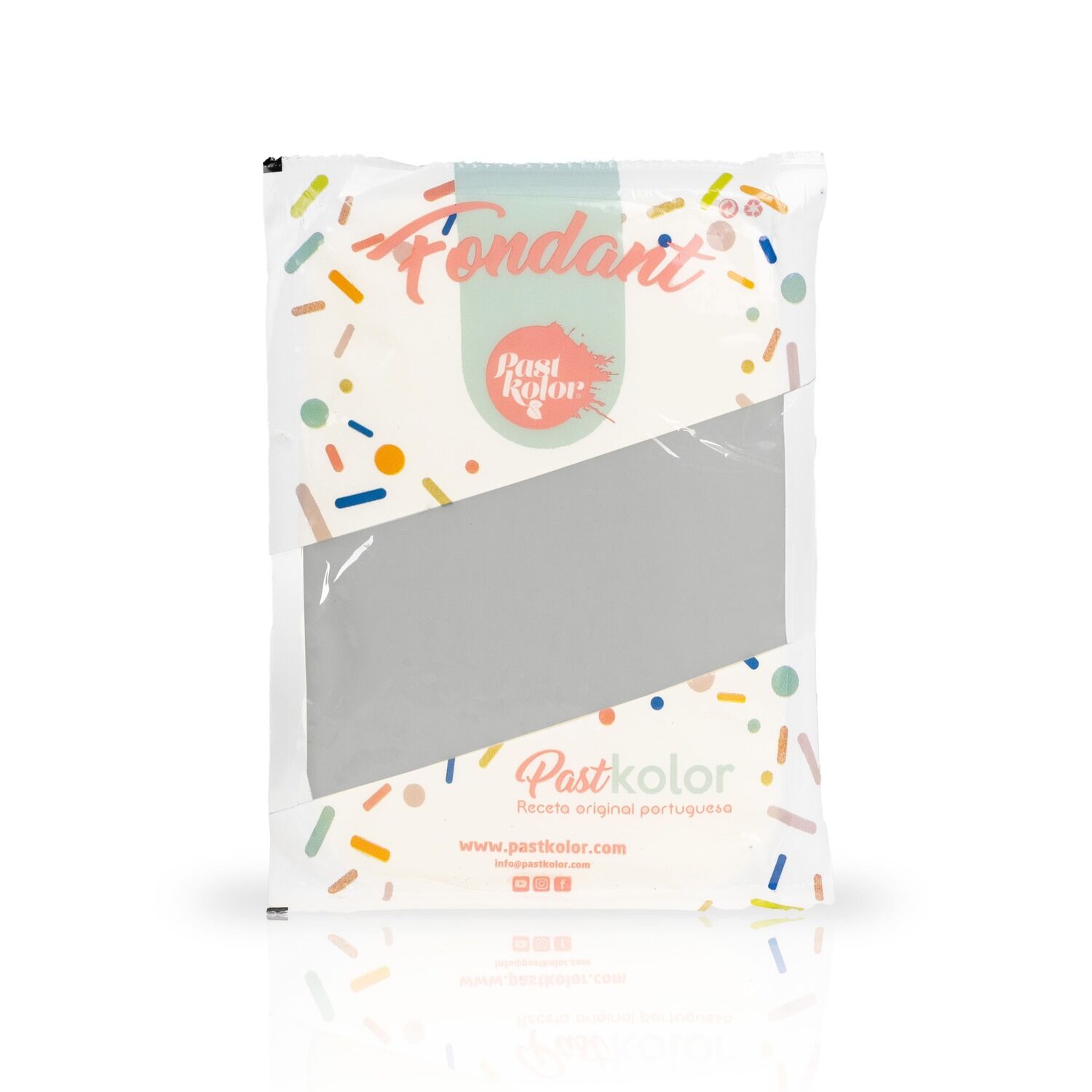 FONDANT PASTKOLOR GRIS - 1 KG