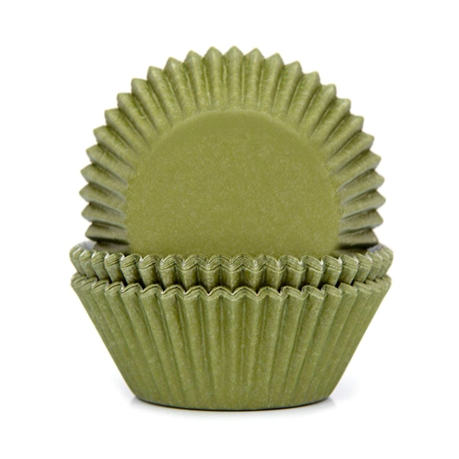 CAPSULAS CUPCAKE "HOUSE OF MARIE" - VERDE MUSGO