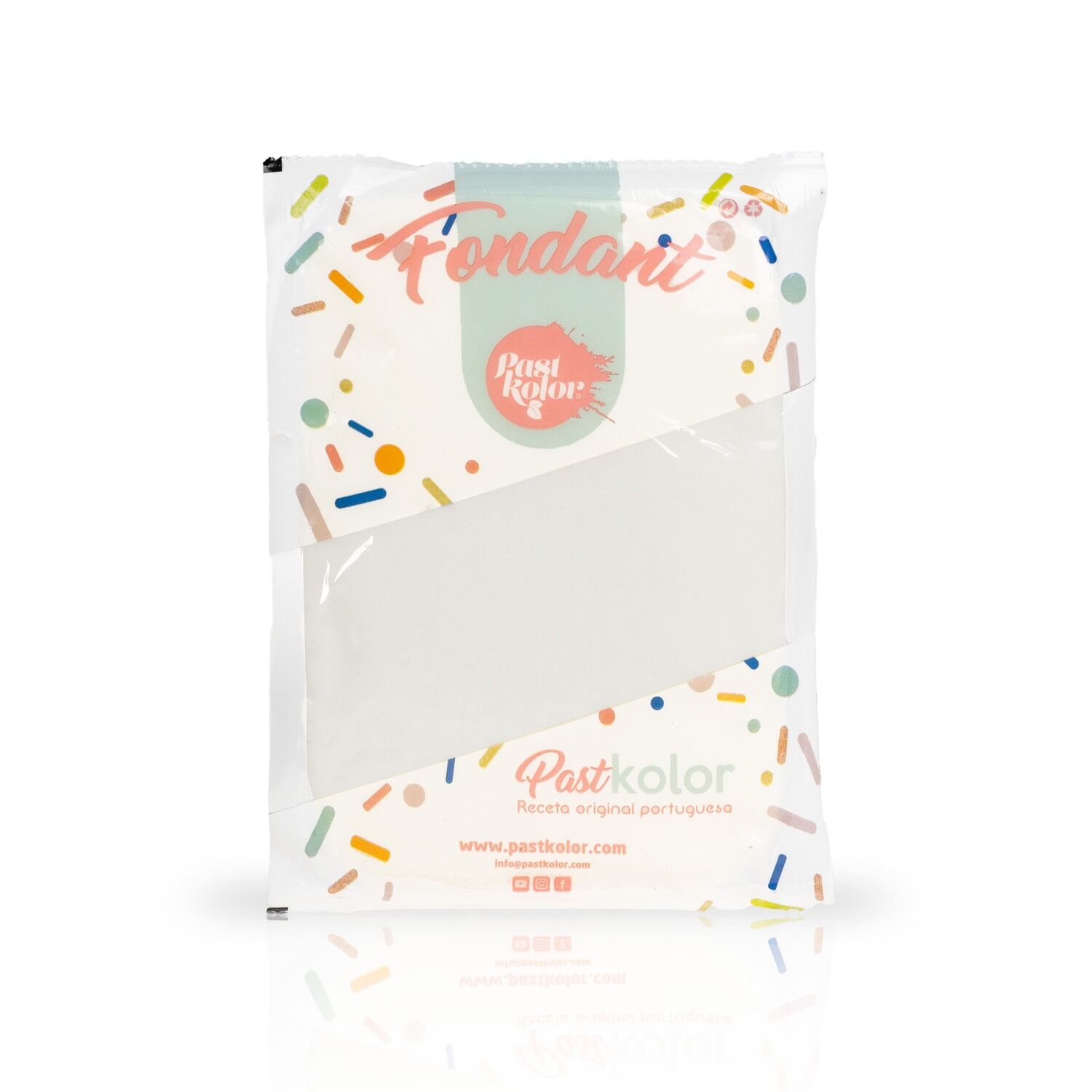 FONDANT PASTKOLOR (CON GLUTEN) BLANCO - 1 KG