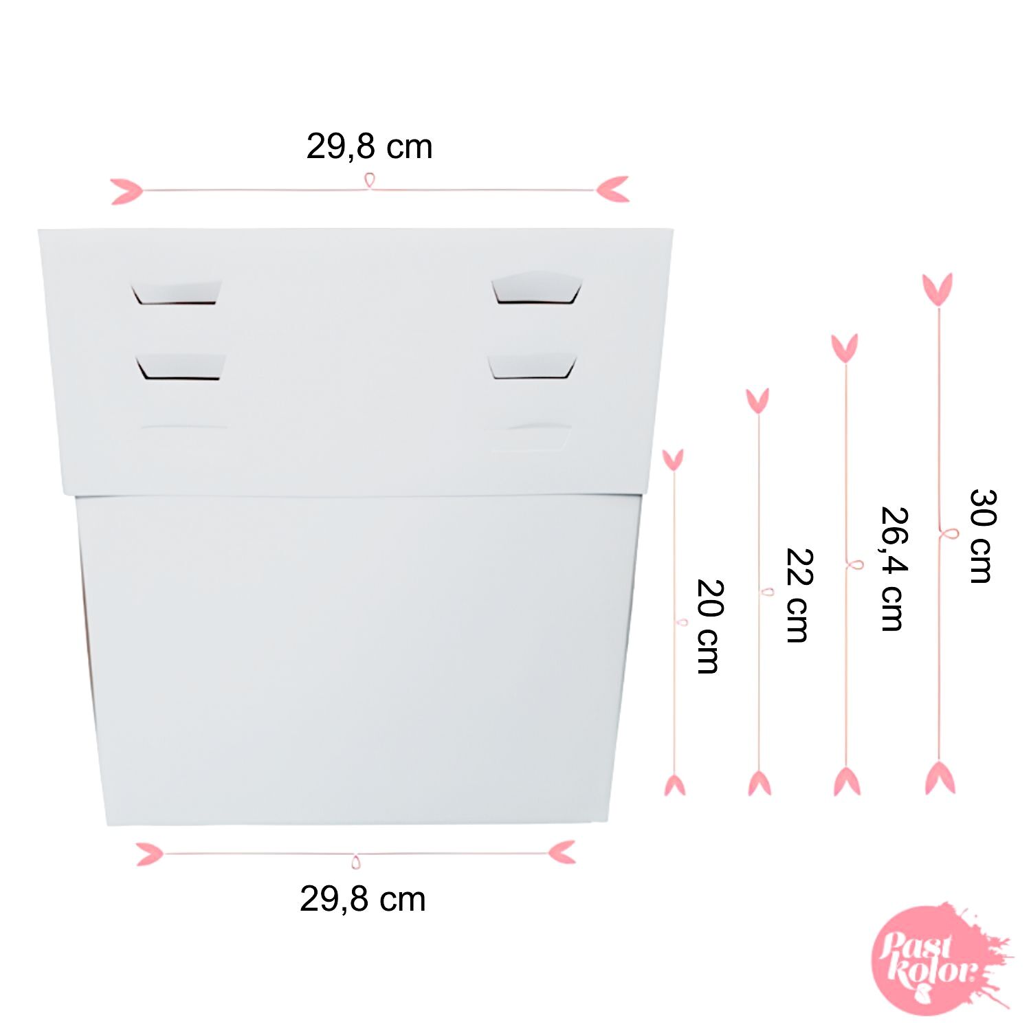 SET 10 CAJAS PARA TARTA ALTURAS AJUSTABLES + BASES REDONDAS DORADA - 28 CM Ø