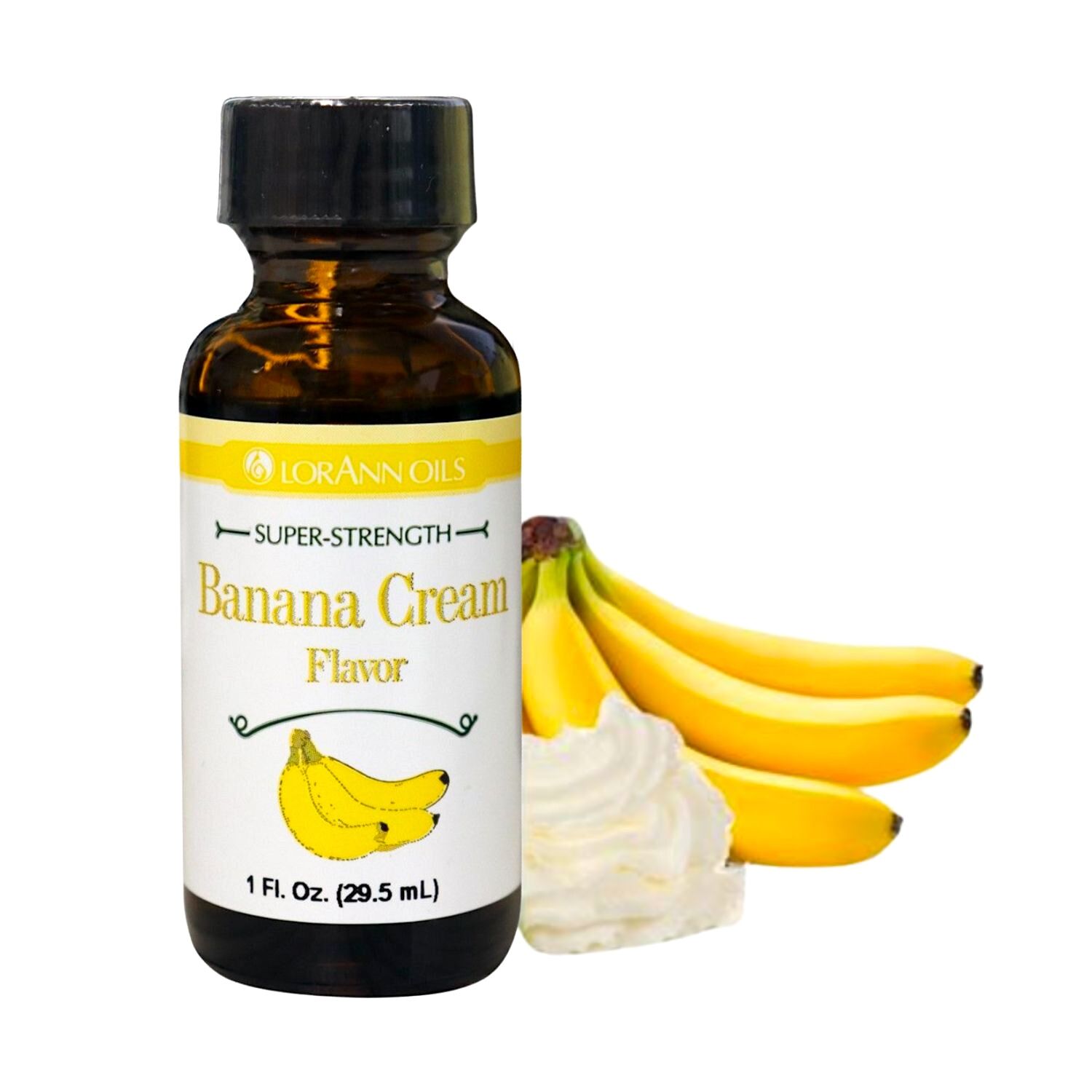 AROMA "SUPER-STRENGTH" LORANN - CREMA DE PLATANO / BANANA CREAM (29,5 ML)