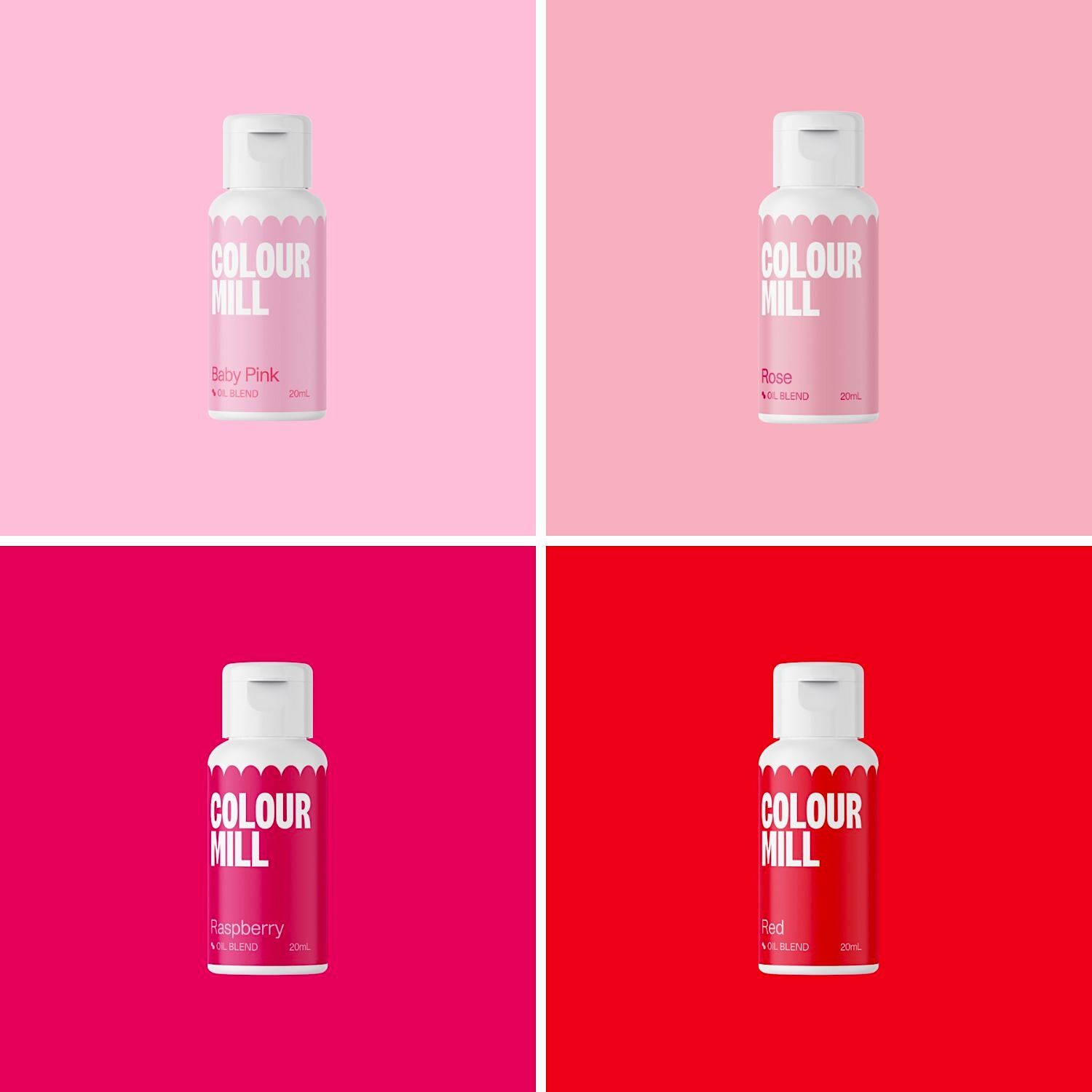 PACK COLORANTES EN GEL SAN VALENTIN COLOUR MILL (80 ML)