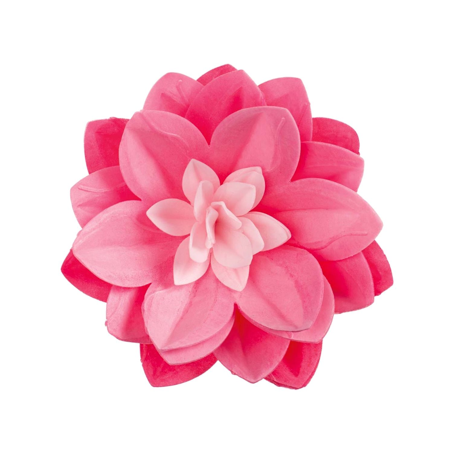 FLOR DE OBLEA GIGANTE DEKORA - NENUFAR ROSA