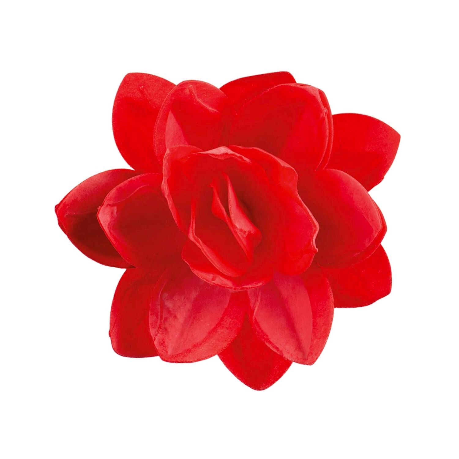 FLOR DE OBLEA GIGANTE DEKORA - ROJA