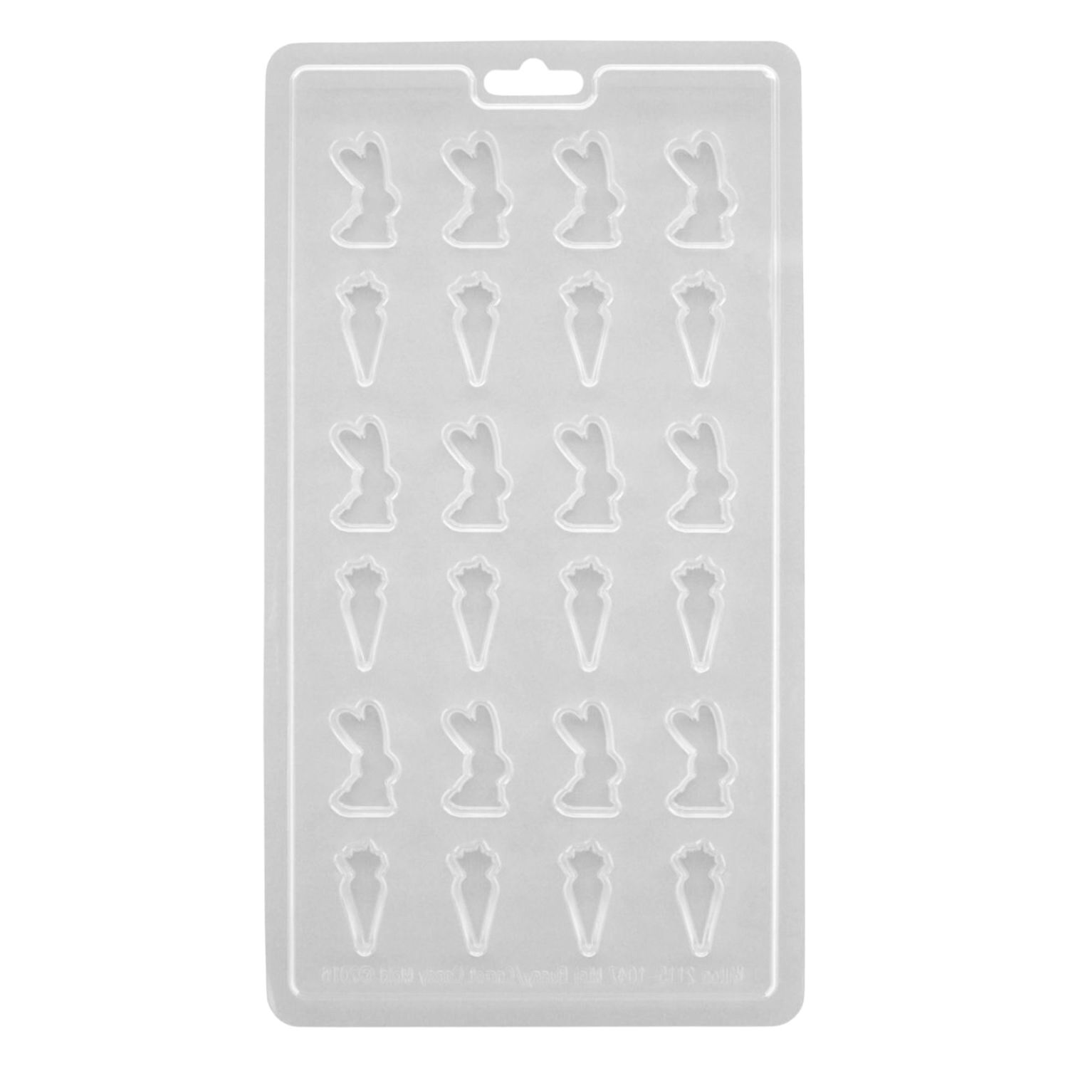 MOLDE PARA CHOCOLATE (3D) WILTON - CONEJOS Y ZANAHORIAS