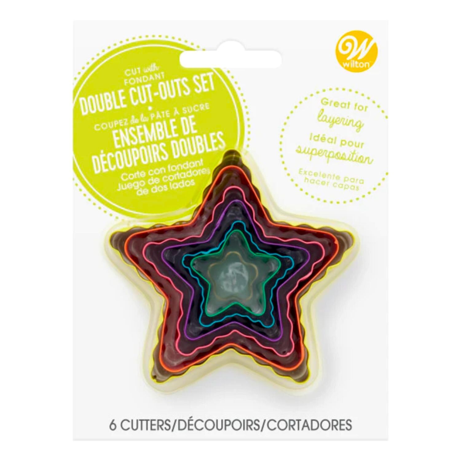 SET CORTADORES DOBLE CARA WILTON - ESTRELLAS