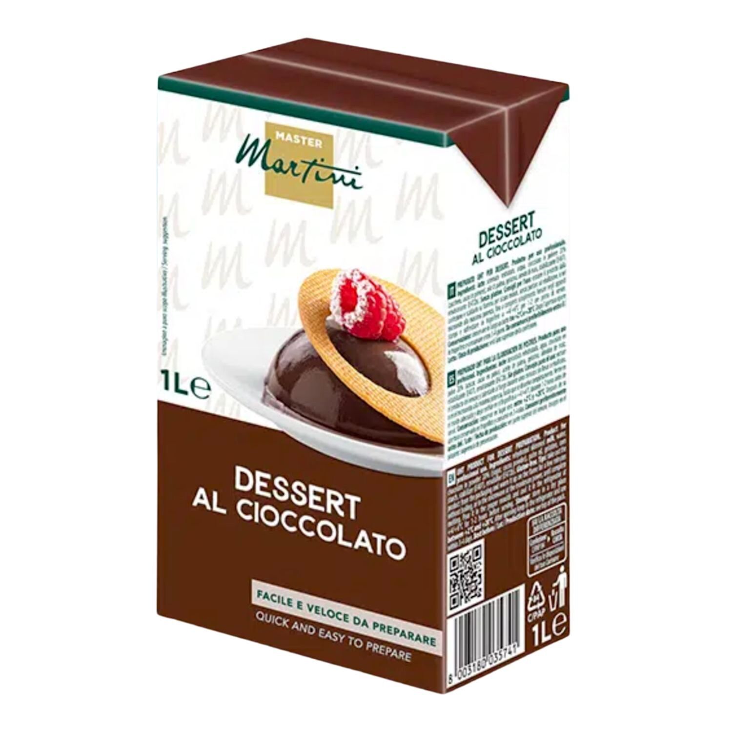 PREPARADO (UHT) PARA LA ELABORACION DE POSTRES DE CHOCOLATE ( 4 UNIDADES )