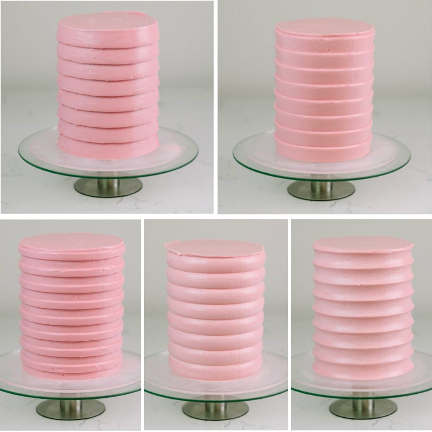 SET 6 ESPATULAS ACRILICAS - SCRAPERS ALISADORES DE CONTORNOS