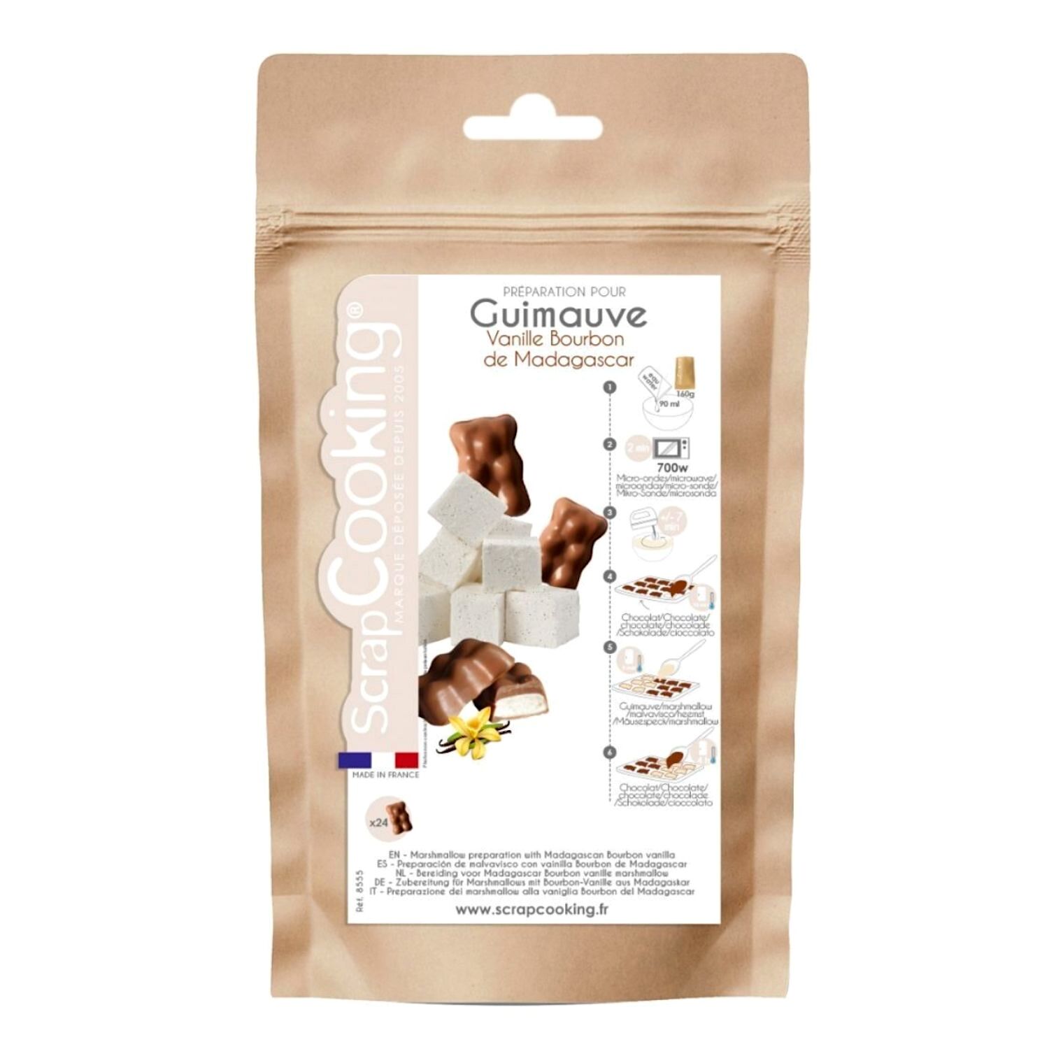 PREPARADO PARA MARSHMALLOW DE VAINILLA SCRAPCOOKING - 160 G