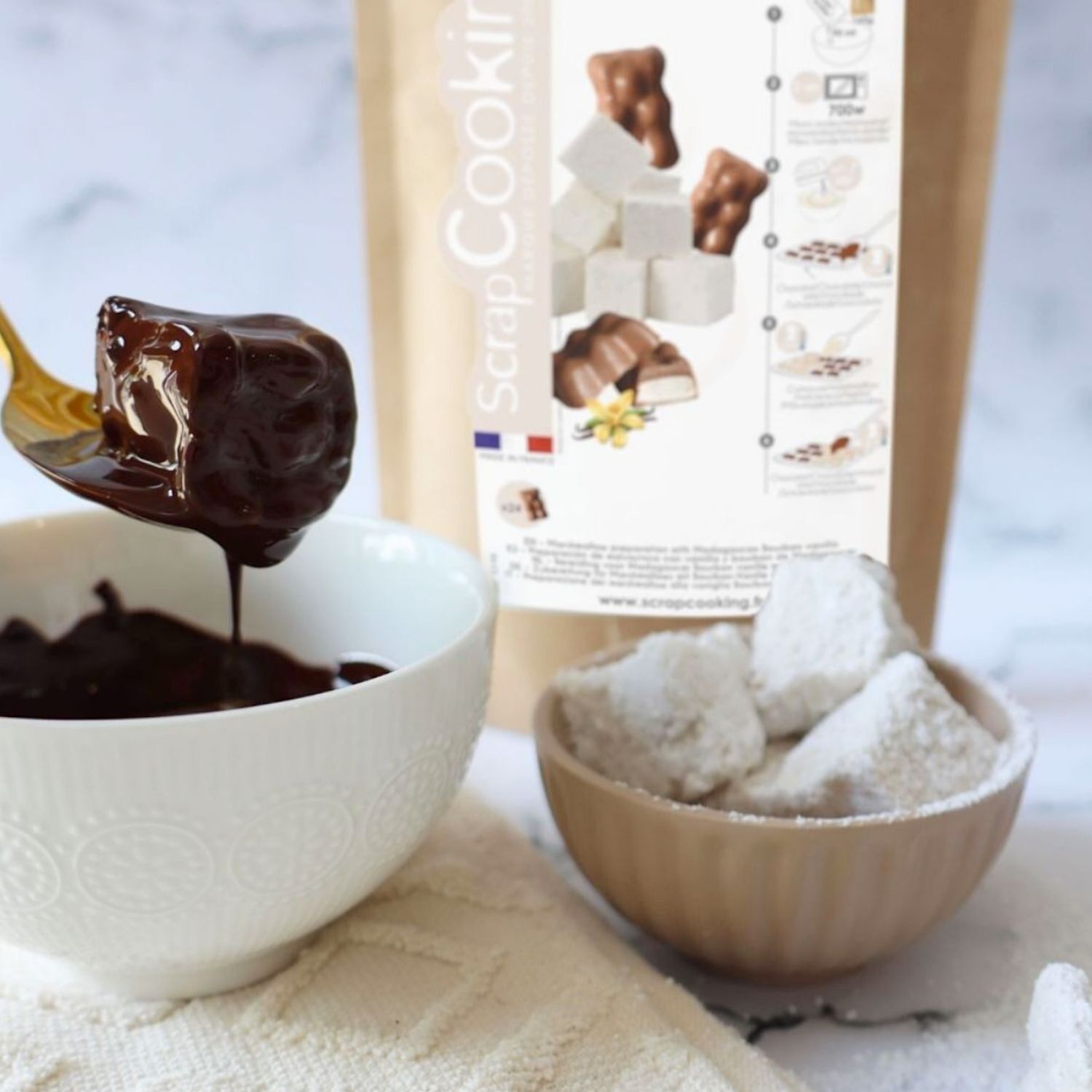 PREPARADO PARA MARSHMALLOW DE VAINILLA SCRAPCOOKING - 160 G