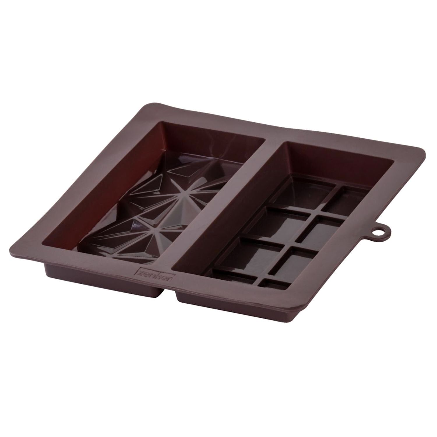 MOLDE SILICONA DOBLE ZENKER - TABLETA CHOCOLATE DUBAI