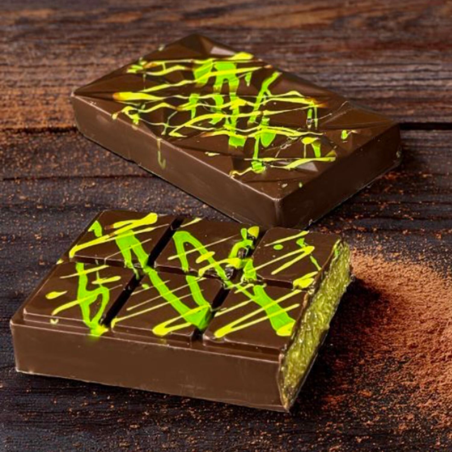 MOLDE SILICONA DOBLE ZENKER - TABLETA CHOCOLATE DUBAI