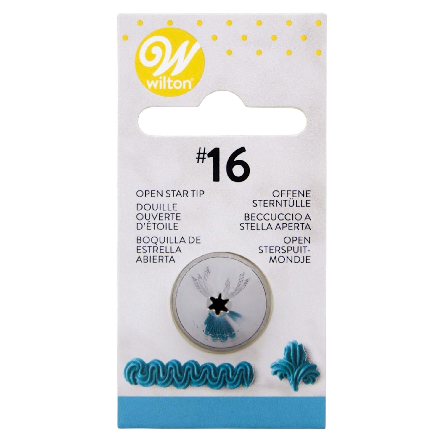 BOQUILLA #16 WILTON - ESTRELLA ABIERTA CARDADA