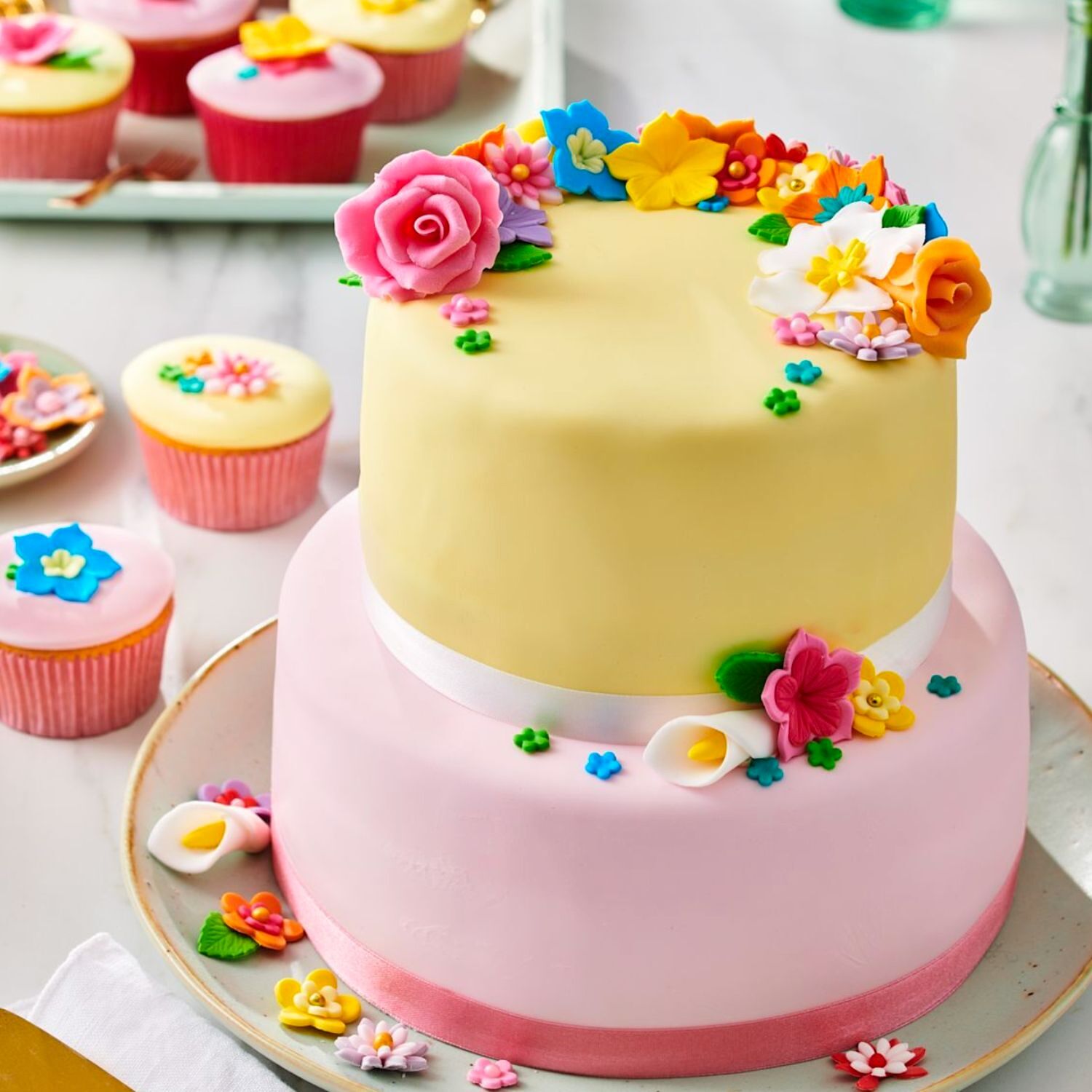 MULTIPACK FONDANT FUNCAKES - TONOS ROSAS (5 X 100 G)