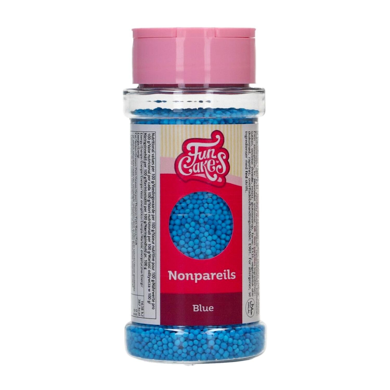 PERLAS DE AZUCAR (NONPAREILS) FUNCAKES - AZUL 80 G