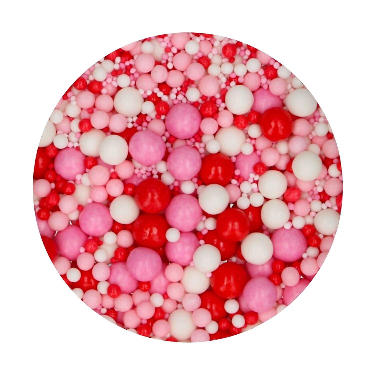 PERLAS DE AZUCAR BLANDAS FUNCAKES - MIX "CRAZY IN LOVE" (80 G)