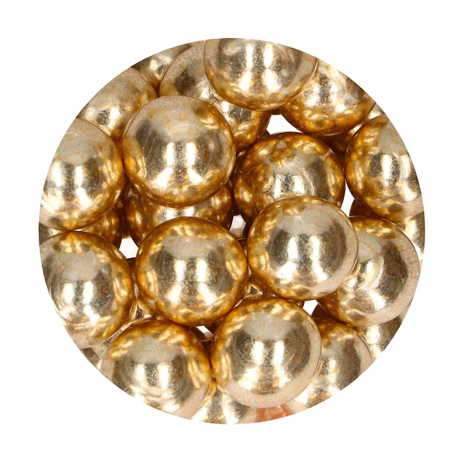 BOLAS CRUJIENTES DE CHOCOLATE FUNCAKES - METALLIC GOLD (130 G)