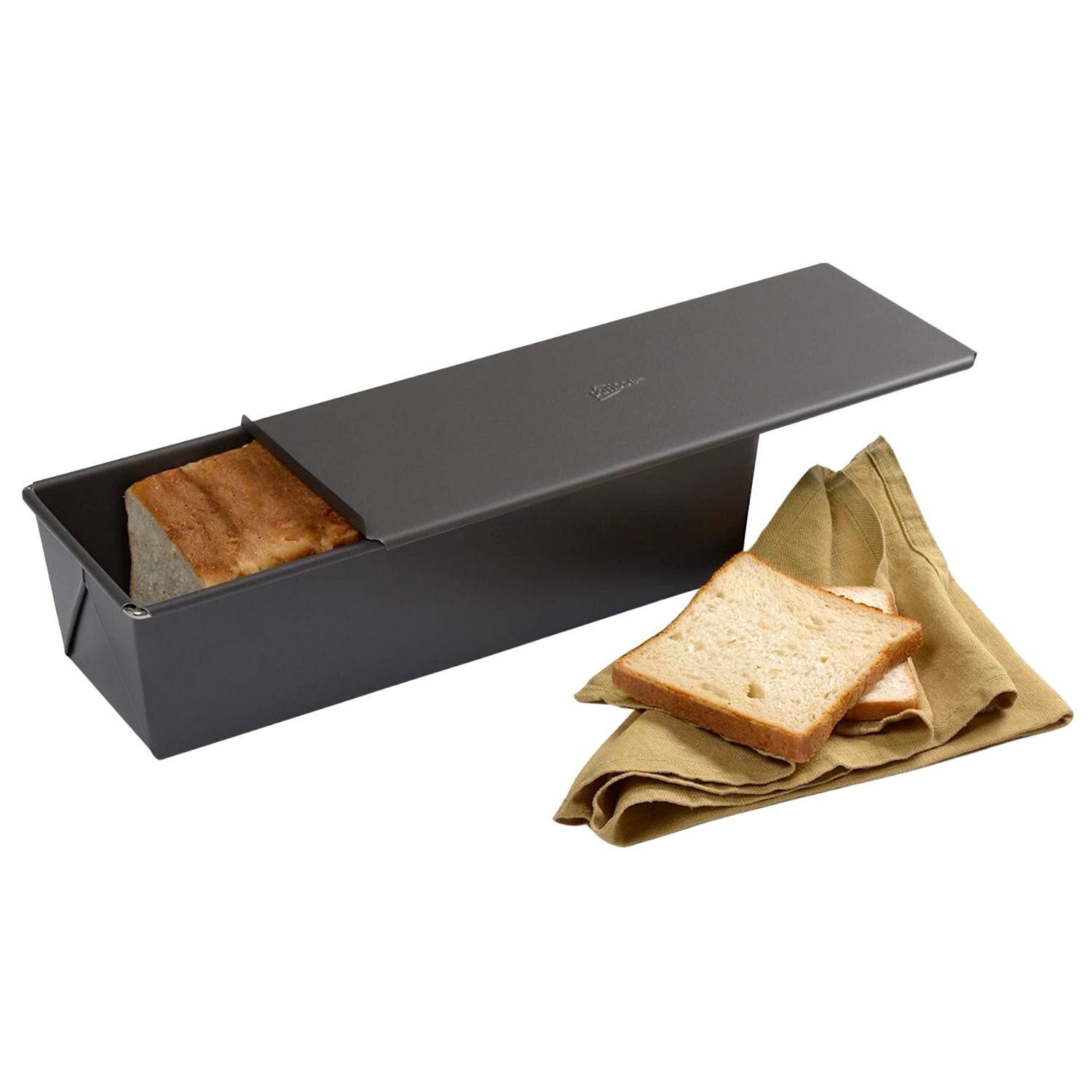 MOLDE METALICO PARA PAN CON TAPA PATISSE - 30 CM