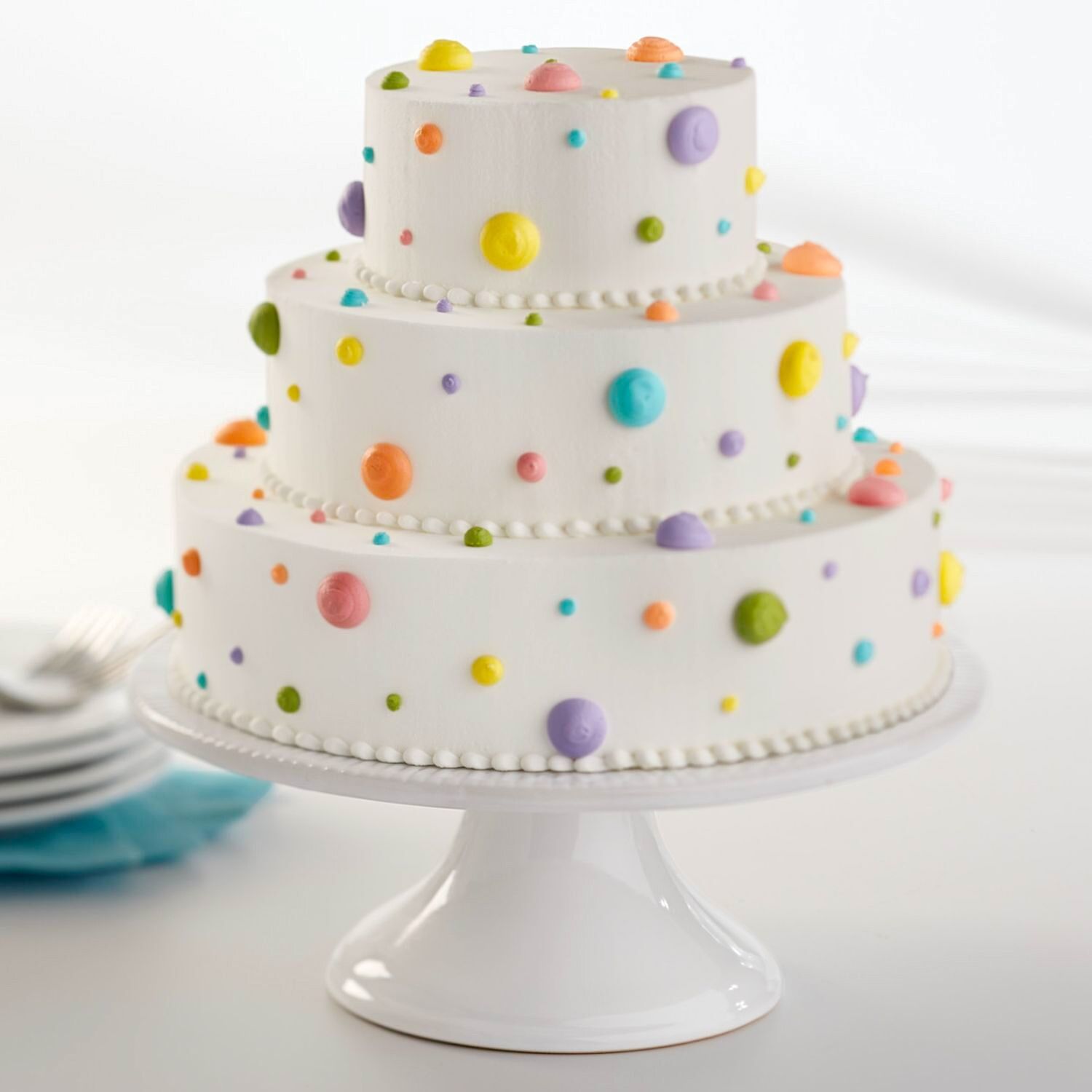 SET 3 MOLDES REDONDOS APILABLES WILTON - 10 / 15 / 20 CM