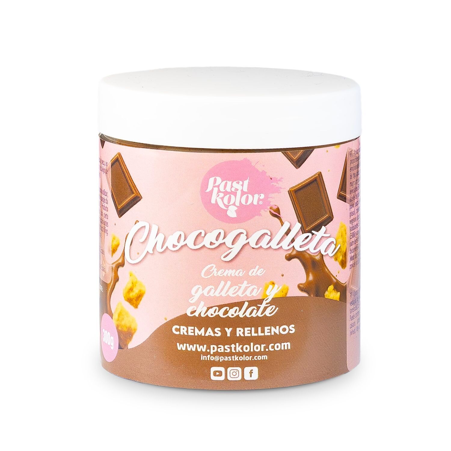 CREMA CHOCOGALLETA (GALLETA Y CHOCOLATE) PASTKOLOR - 300 G