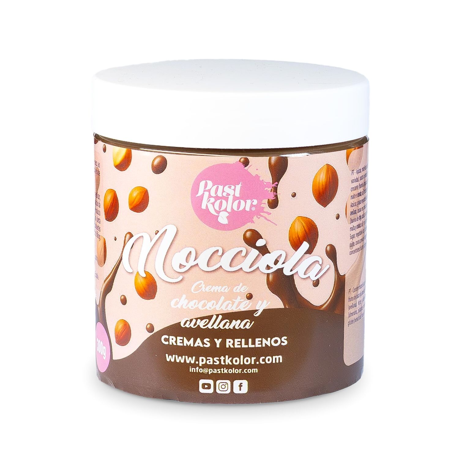 CREMA NOCCIOLA (CHOCOLATE Y AVELLANA) PASTKOLOR - 300 G