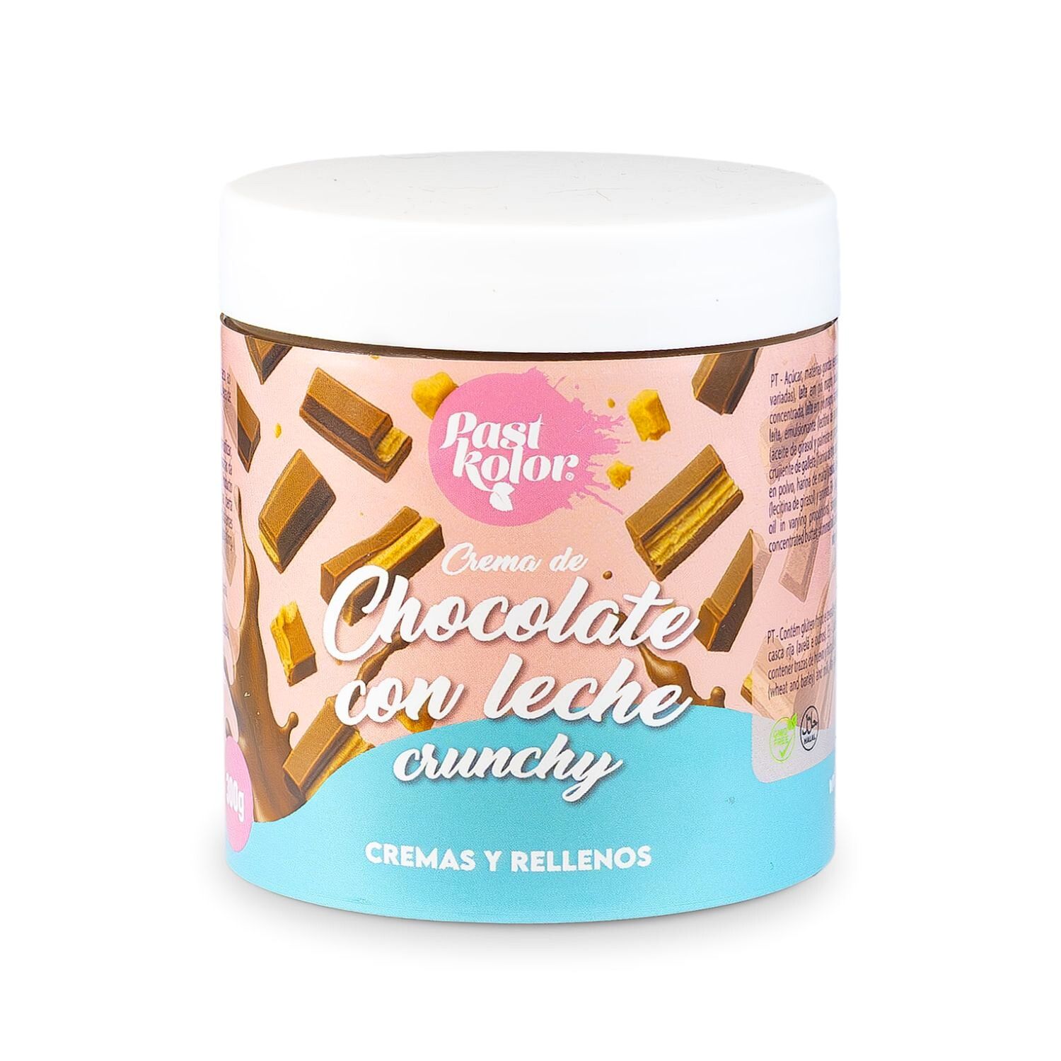 CREMA DE CHOCOLATE CON LECHE CRUNCHY PASTKOLOR - 300 G