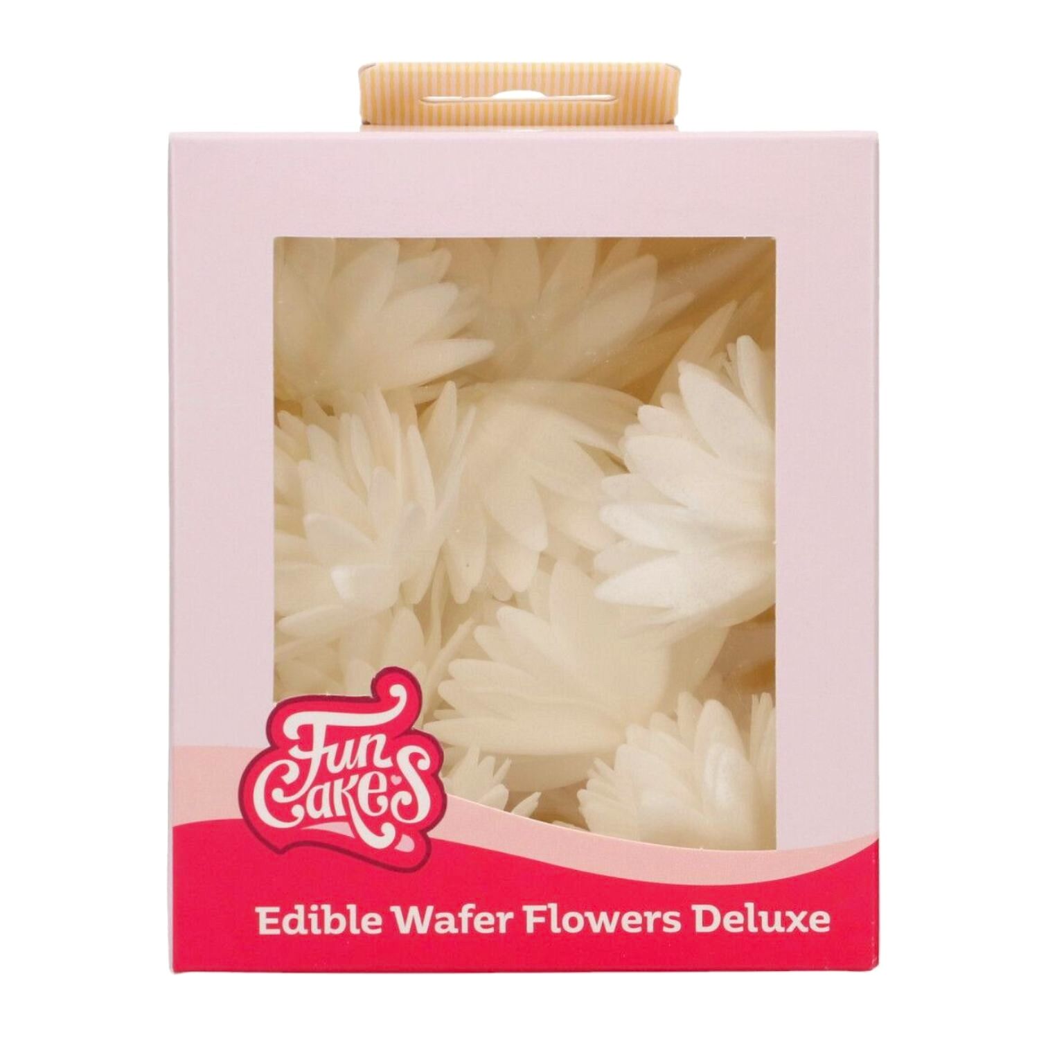 FLORES DE PAPEL COMESTIBLES FUNCAKES - ASTER BLANCA MEDIANA