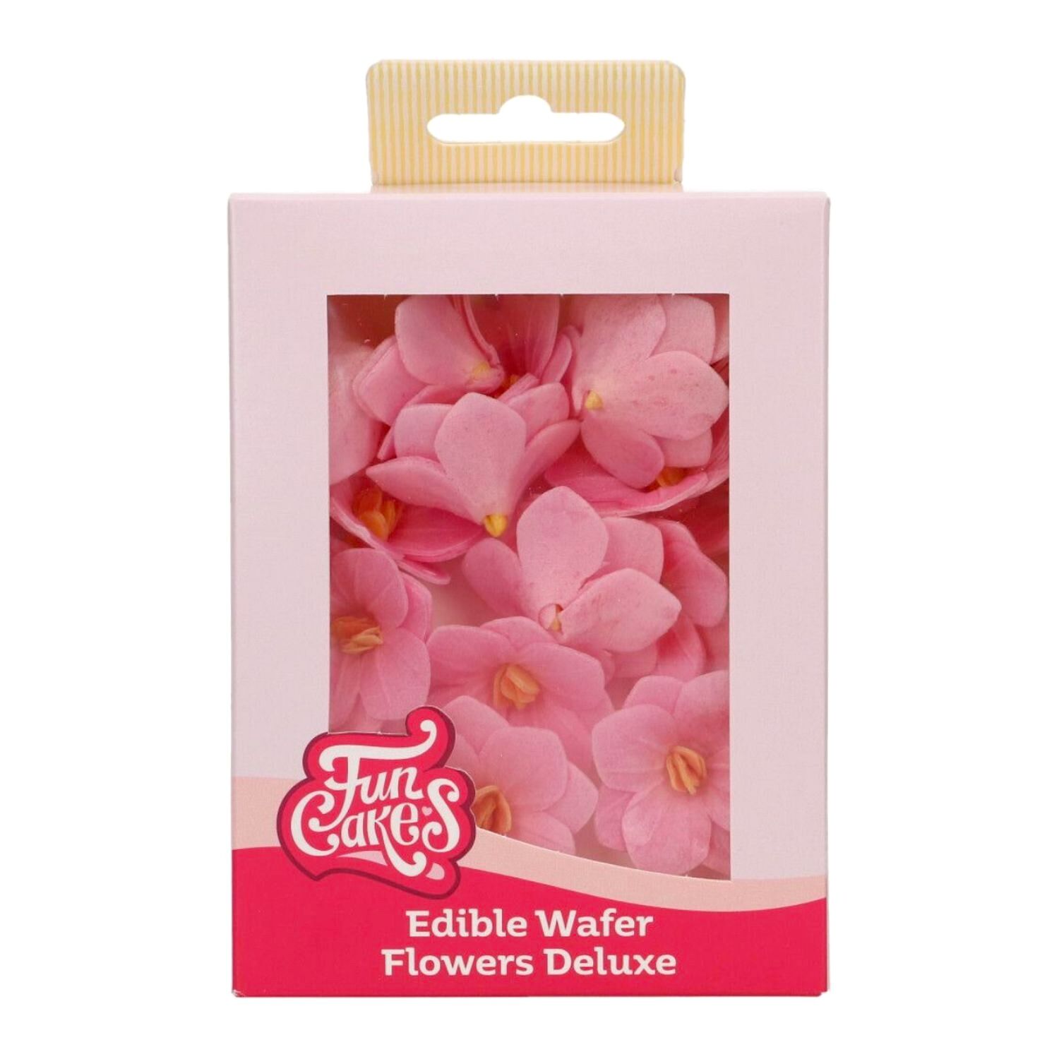 FLORES DE PAPEL COMESTIBLES FUNCAKES - HORTENSIA ROSA PEQUEÑA