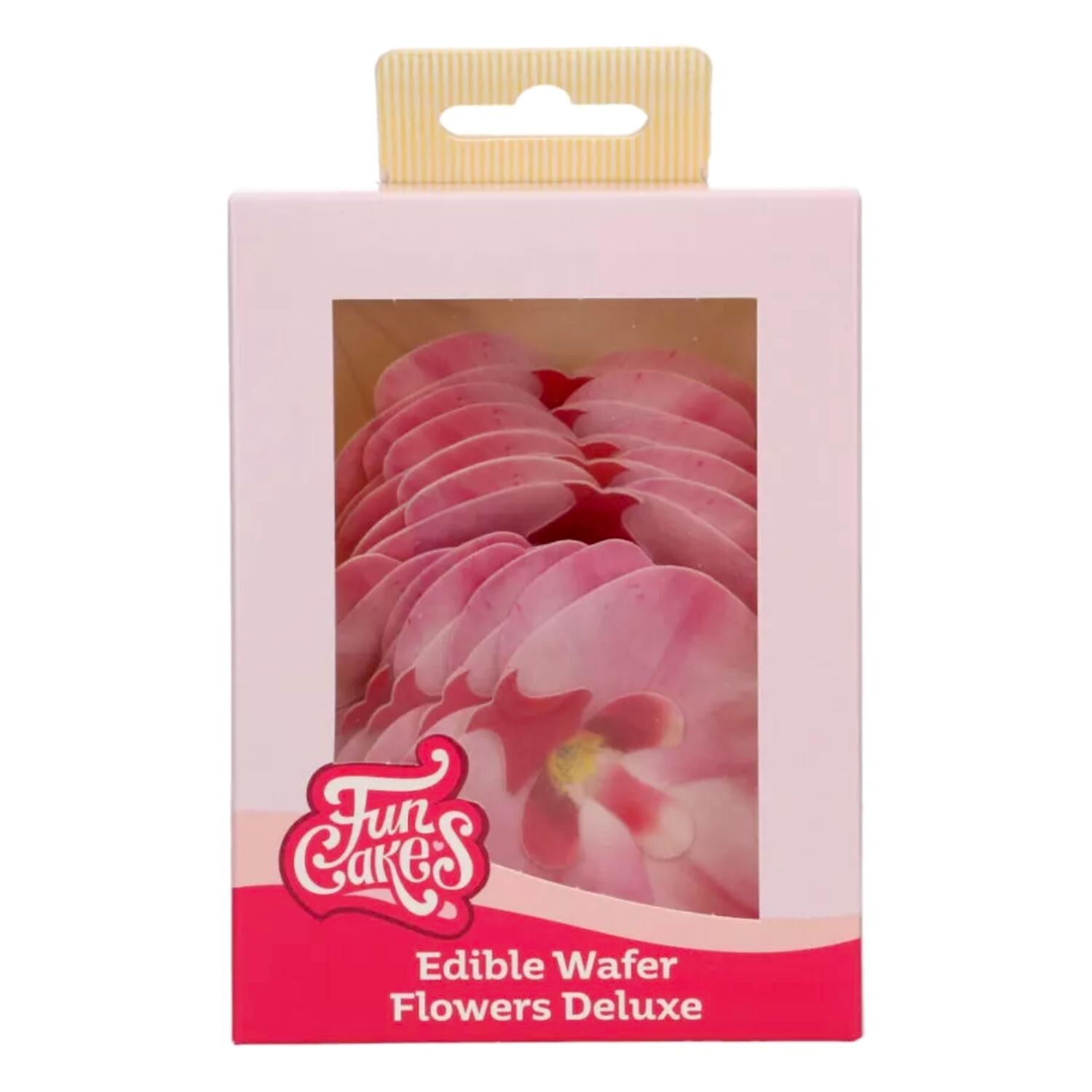 FLORES DE PAPEL COMESTIBLES FUNCAKES - ORQUIDEA ROSA MEDIANA