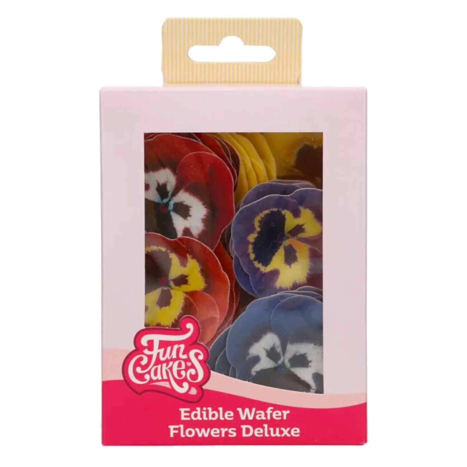 FLORES DE PAPEL COMESTIBLES FUNCAKES - MIX PENSAMIENTO PEQUEÑA