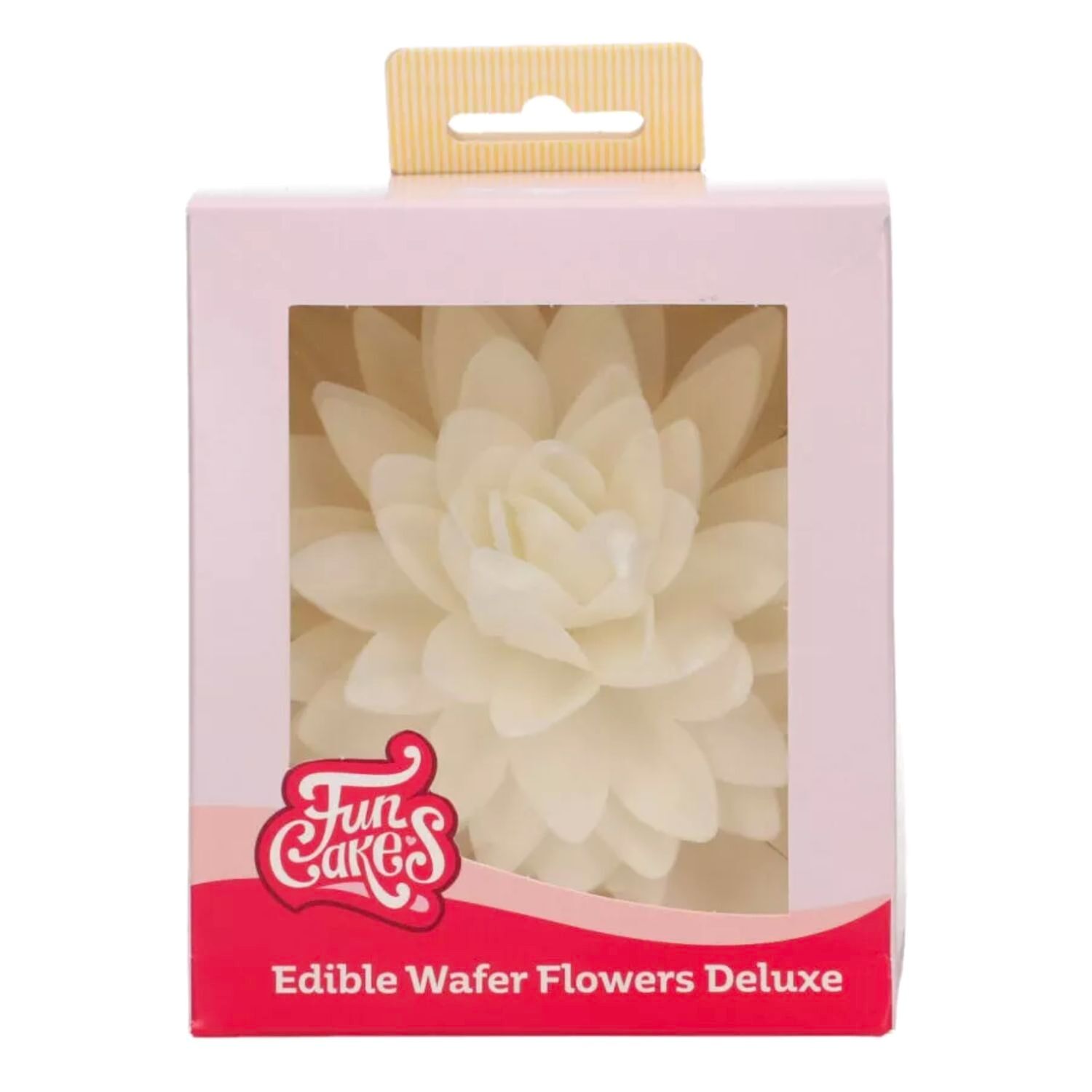 FLOR DE PAPEL COMESTIBLE FUNCAKES - PEONIA BLANCA GRANDE