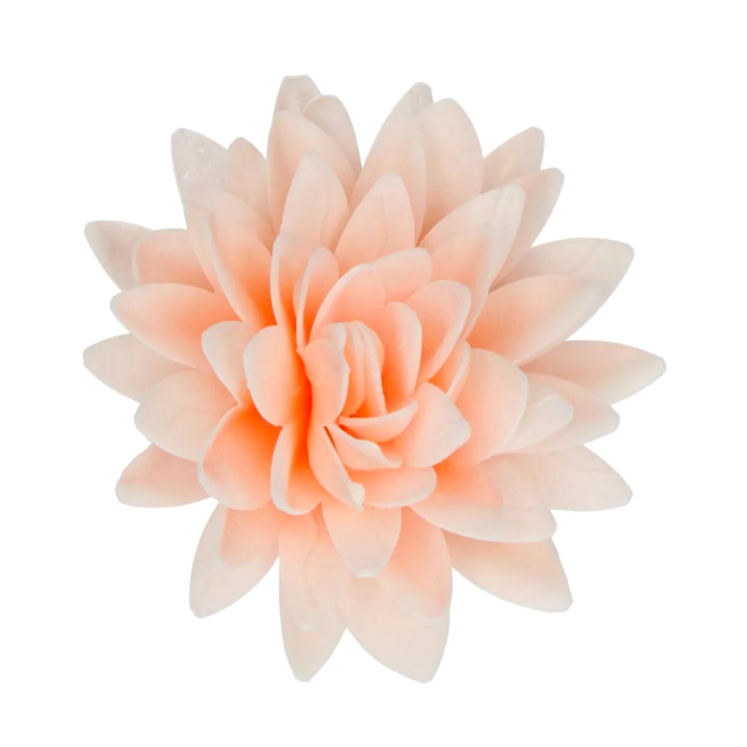 FLOR DE PAPEL COMESTIBLE FUNCAKES - PEONIA NARANJA OMBRE GRANDE