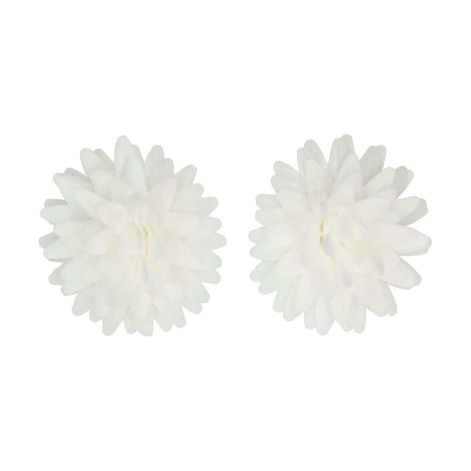 FLORES DE PAPEL COMESTIBLES FUNCAKES - POMPON / MARGARITA BLANCA MEDIANA