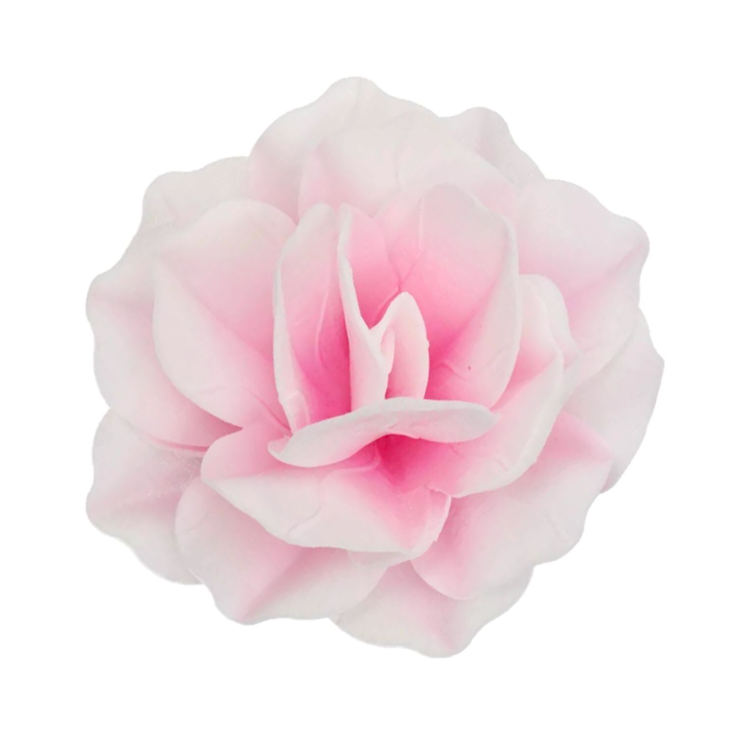 FLOR DE PAPEL COMESTIBLE FUNCAKES - ROSA PASTELLA ROSA OMBRE GRANDE
