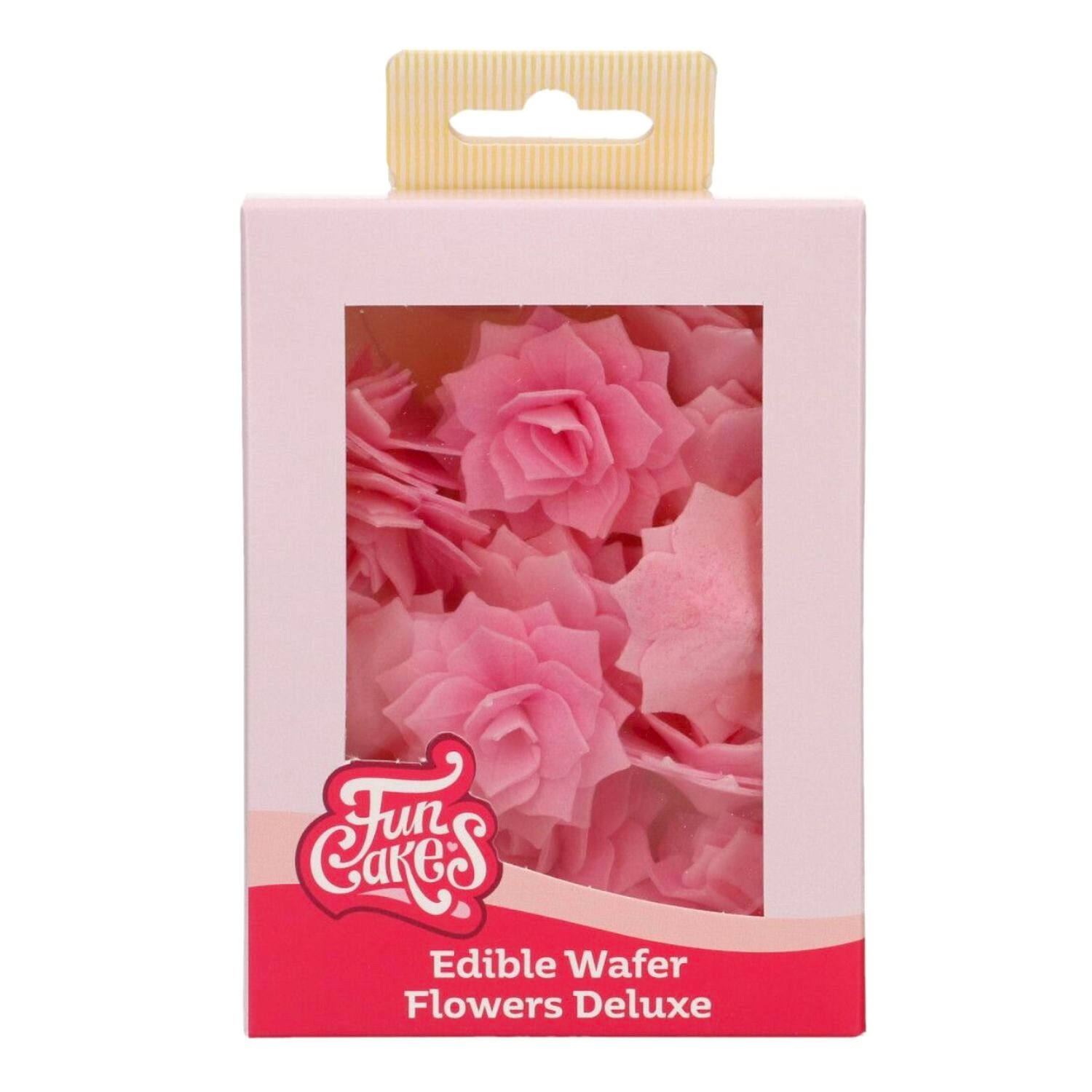 FLORES DE PAPEL COMESTIBLES FUNCAKES - ROSA ROSALIA ROSA MEDIANA