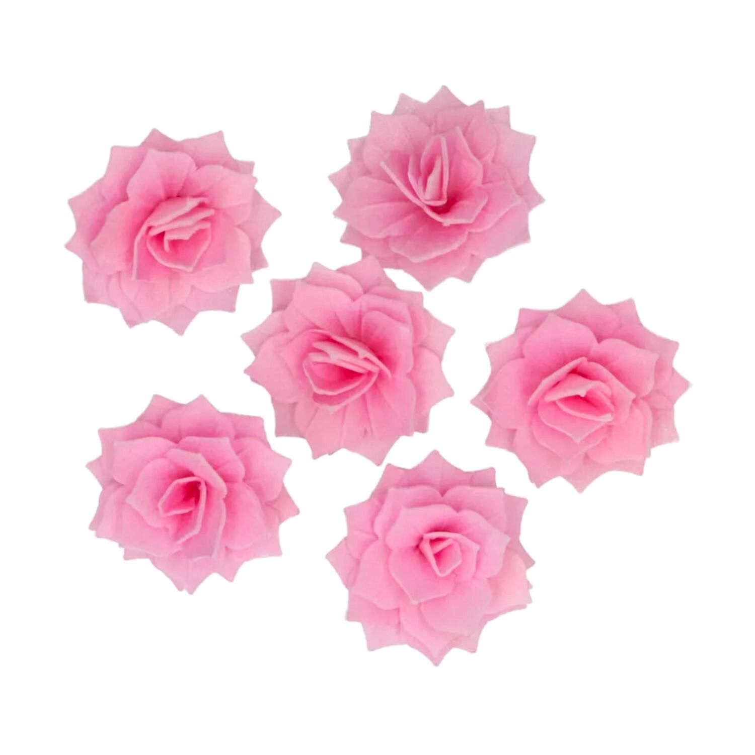 FLORES DE PAPEL COMESTIBLES FUNCAKES - ROSA ROSALIA ROSA MEDIANA