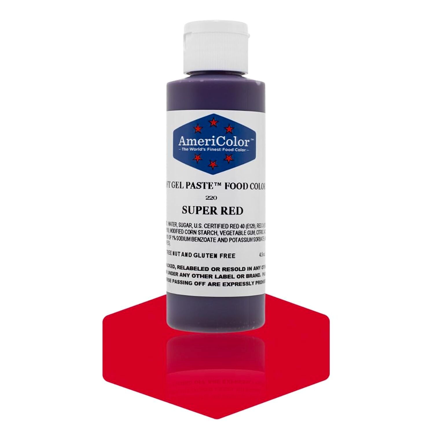 COLORANTE EN GEL SUPER ROJO (127 G) - AMERICOLOR
