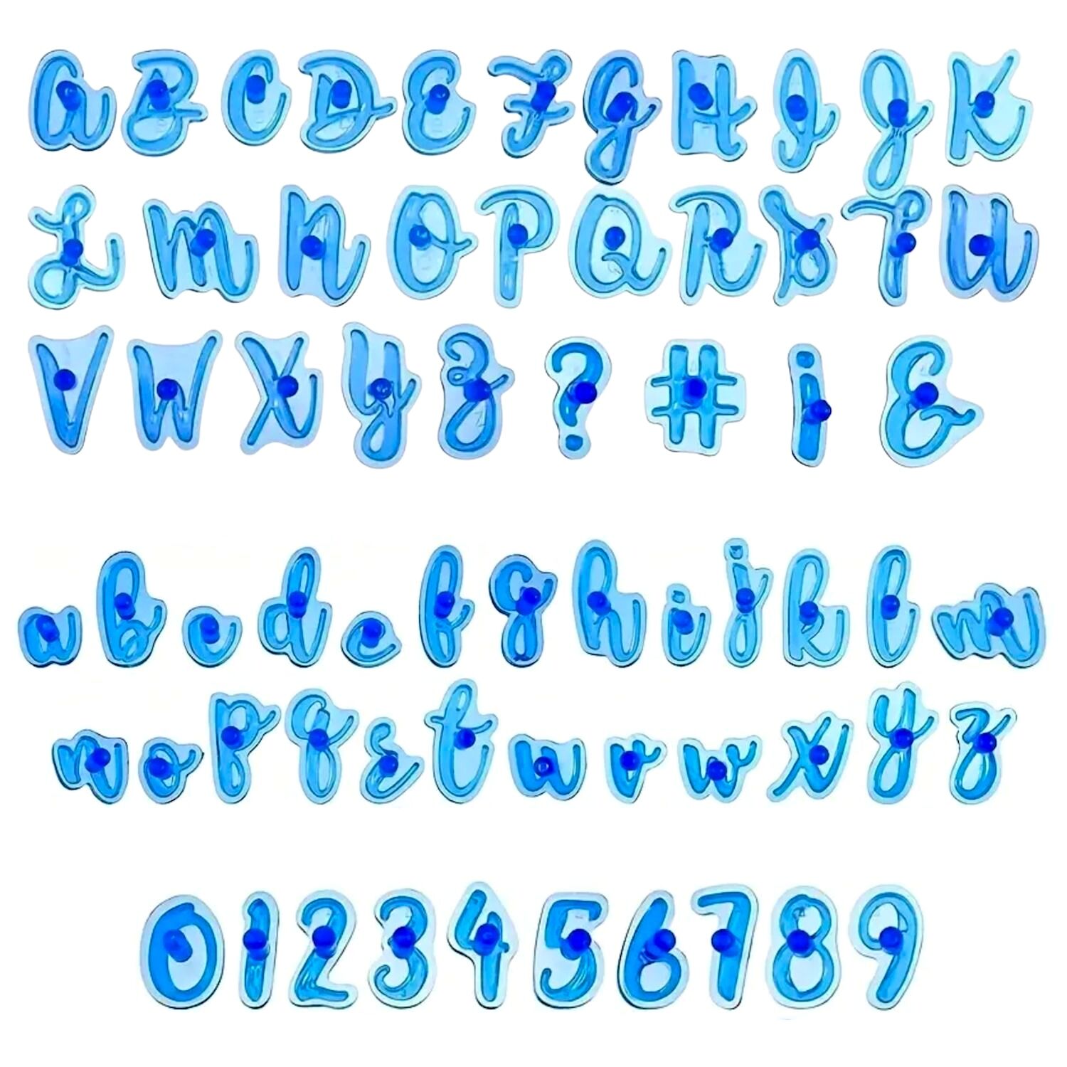 MARCADORES DE LETRAS, NUMEROS Y SIMBOLOS PARA GALLETAS